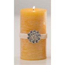 Diamant lyssmykke str. D4 cm